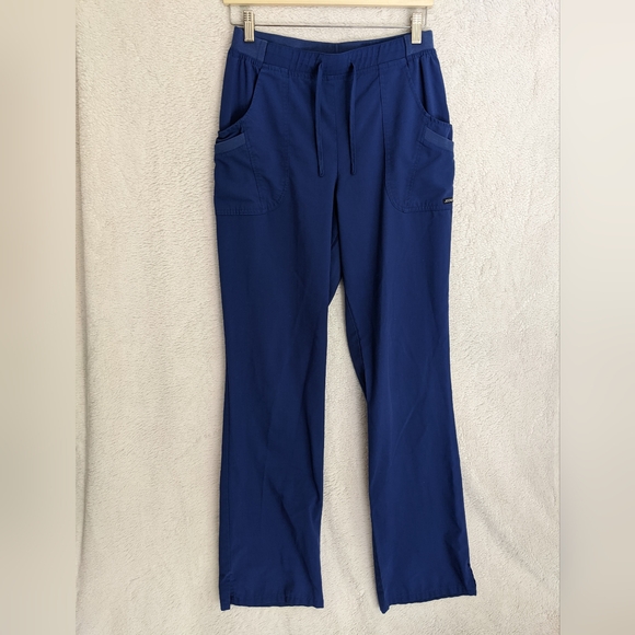 Jockey Women's Extreme Comfy Scrub Pant, Medium Tall, Royal Blue - Picture 1 of 9